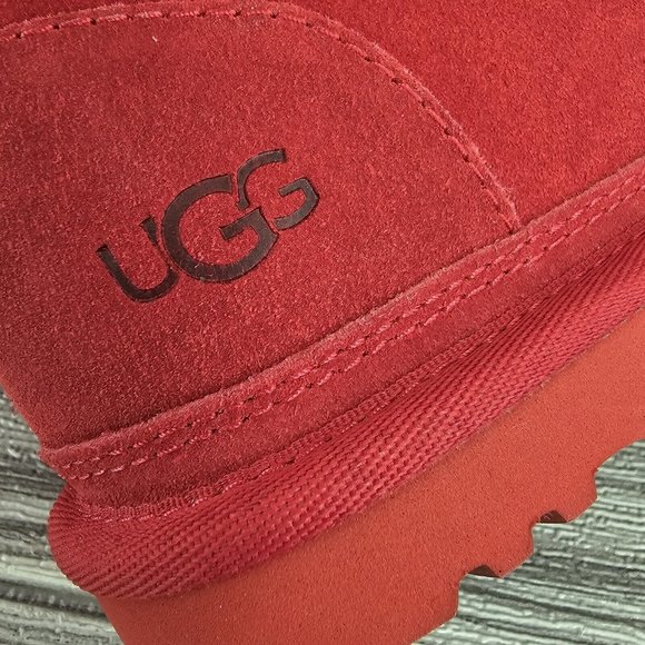 UGG Neumel Suede Boots - Samba/ Red - Men's Size 11 - NEW - Picture 3 of 10